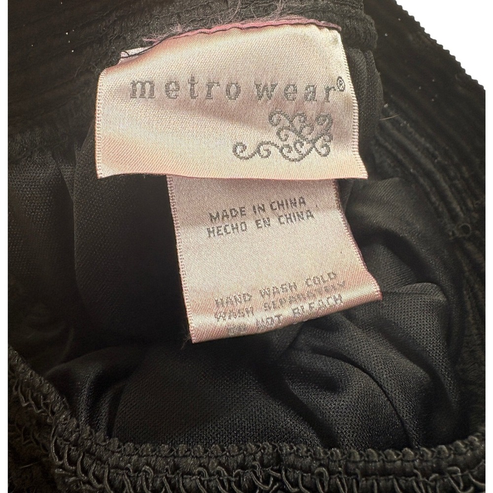 Metro Wear Polka Dot Tulle Midi Skirt Plus Size1X Black Sheer Overlay goth - Picture 7 of 9